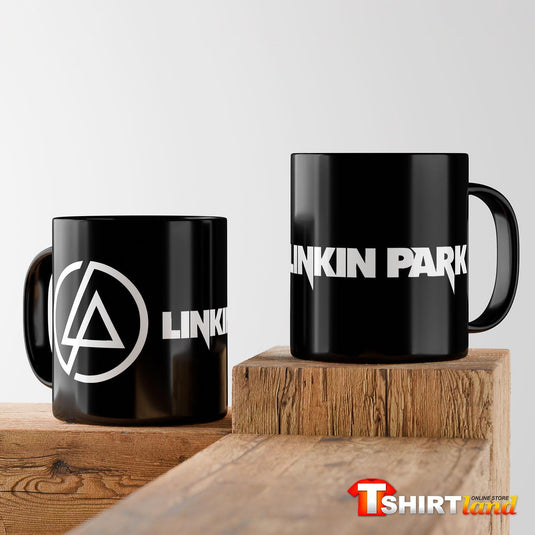 Черна керамична чаша Linkin Park Logo