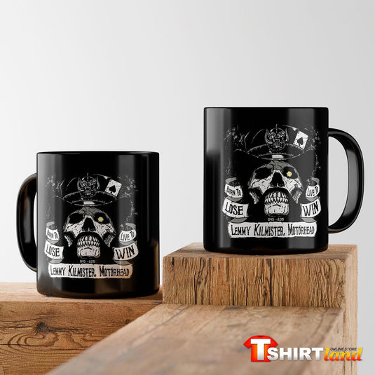 Черна керамична чаша Motorhead 3 Born To Lose, Live To Win