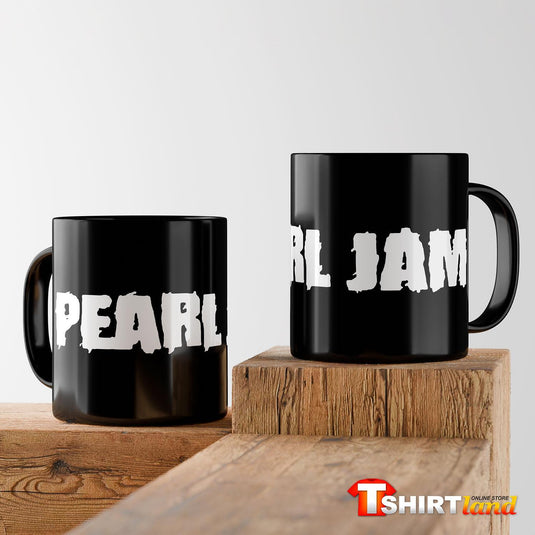 Черна керамична чаша Pearl Jam