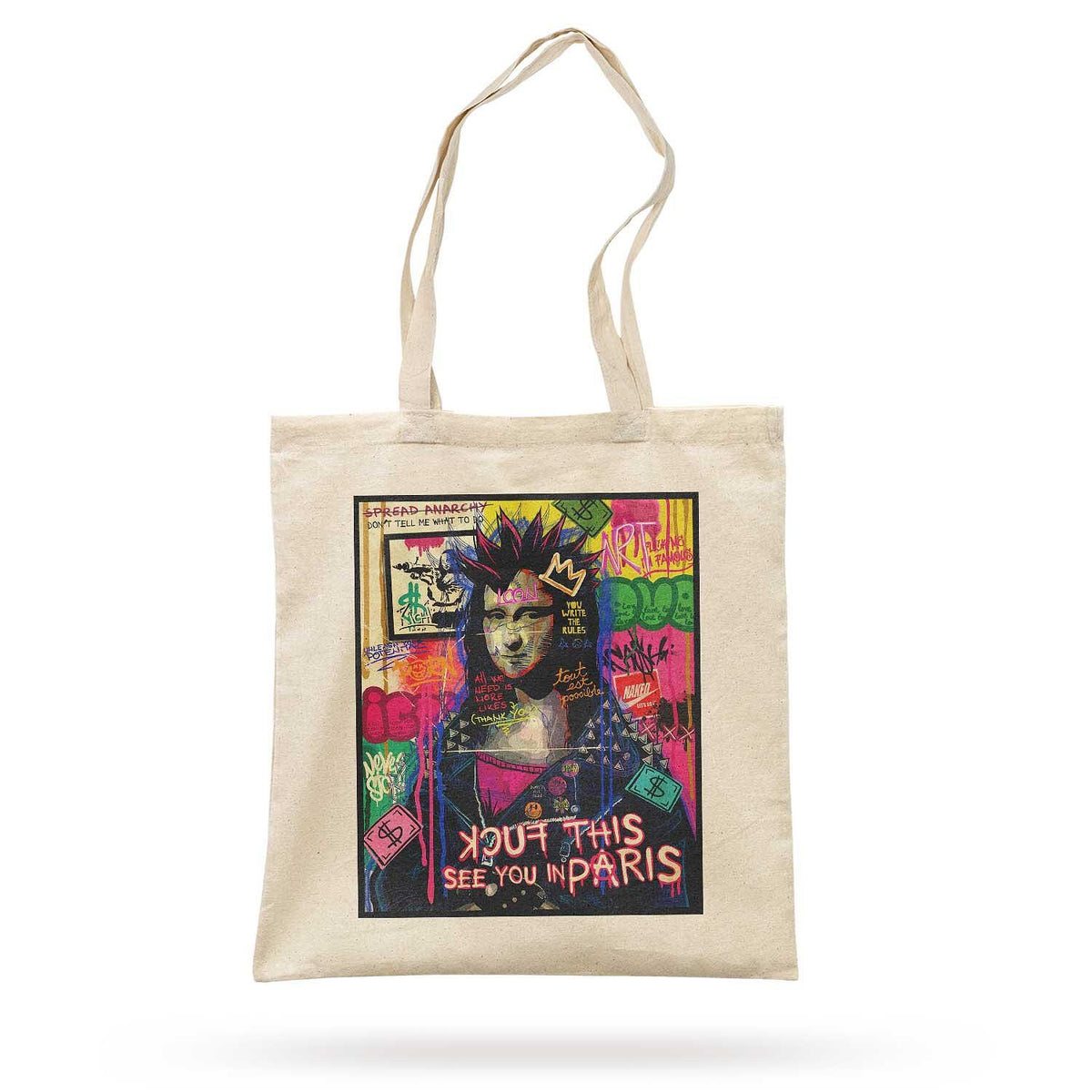 Geantă ecologică Mona Lisa Pop Art