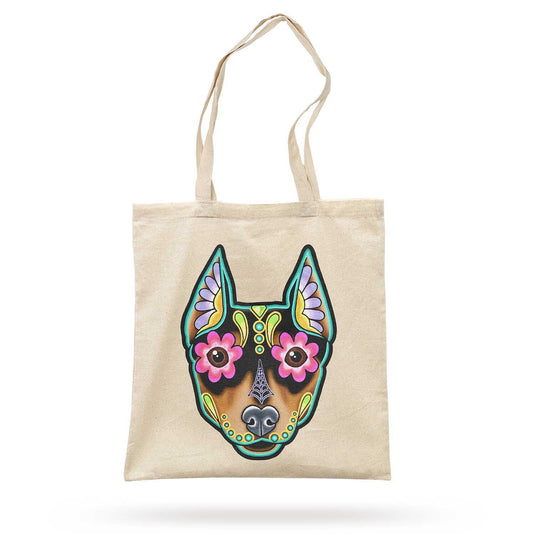 Еко Торба Chihuahua Skull Flowers