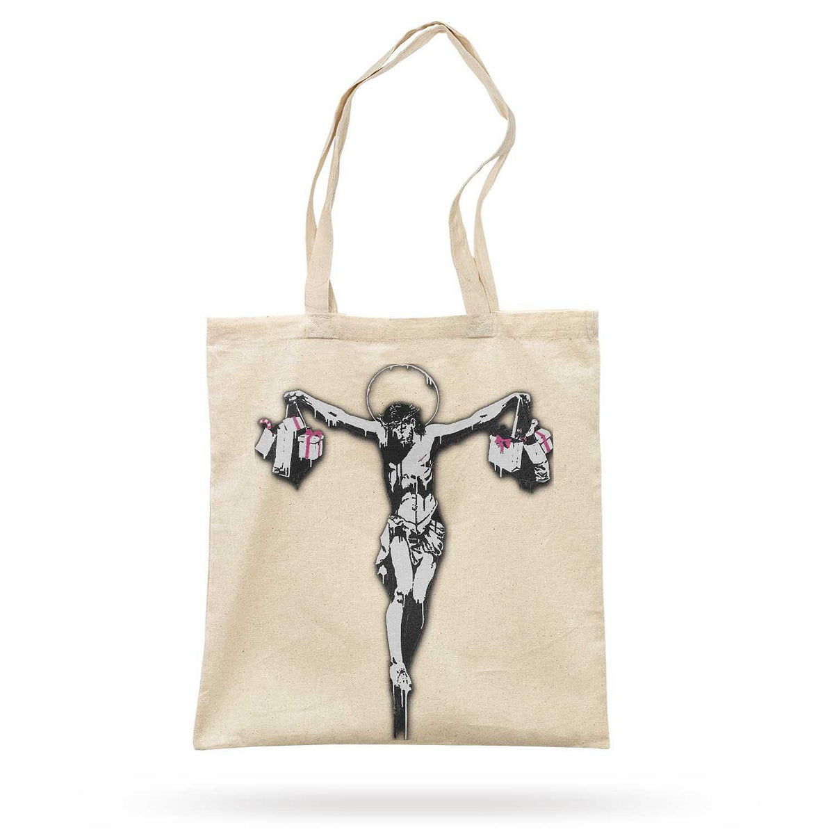 Eco Bag Christ With Shopping Bags