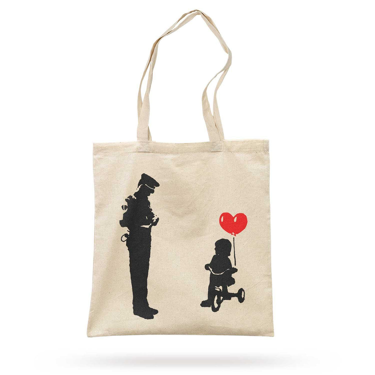 Eco Bag Policeman With Child On Bike
