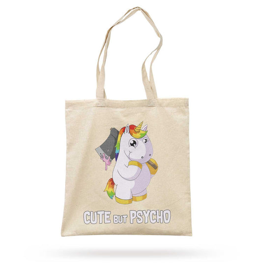 Еко Торба Cute But Psycho Unicorn