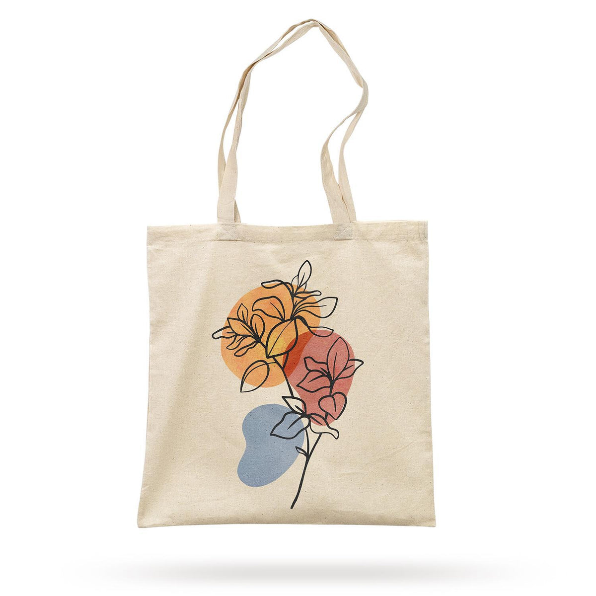 Eco Bag Watercolor Flowers
