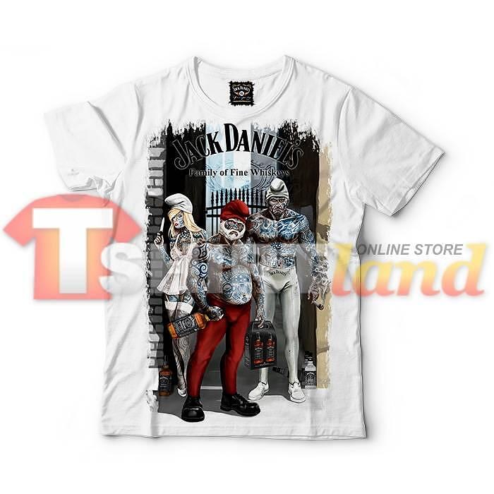 Тениска "Jack Daniels - The Smurfs" F7
