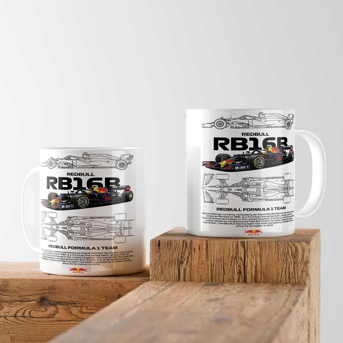 Ceramic mug FORMULA 1 TEAM REDBULL RB16B
