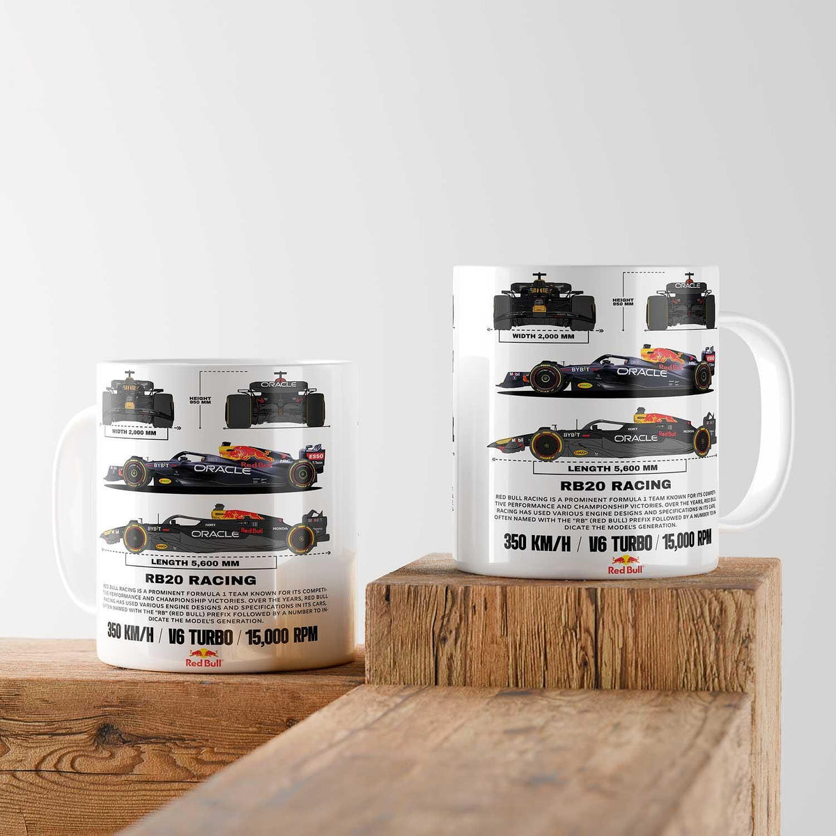 Ceramic Mug FORMULA 1 BR20 RED BULL RACING