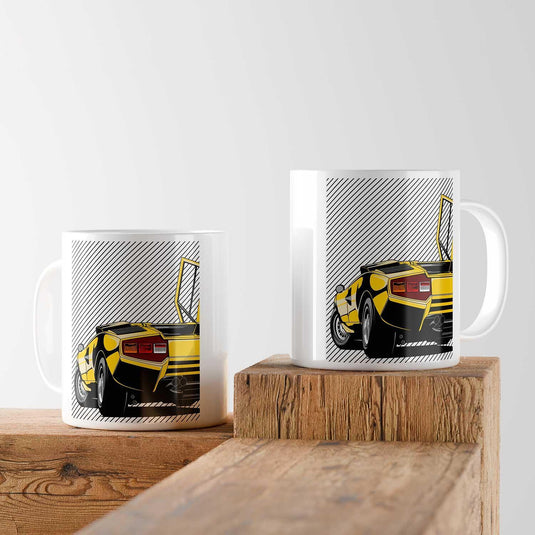 Керамична чаша YELLOW LAMBORGHINI
