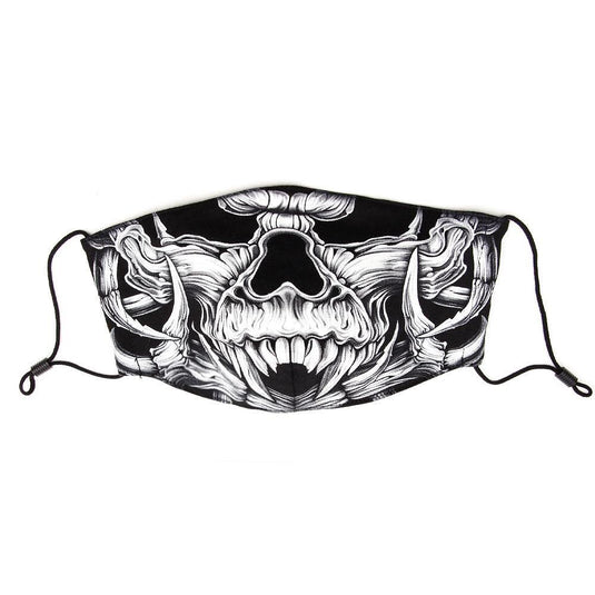 Reusable Mask Rock Chang Alien Skull M-13