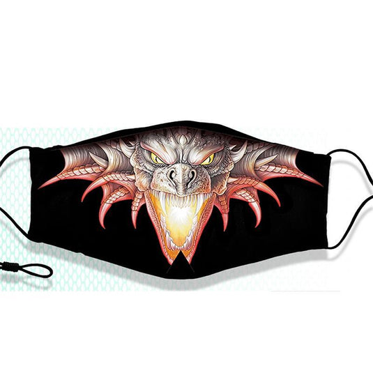 Reusable Mask Rock Chang Angry Dragon M-25