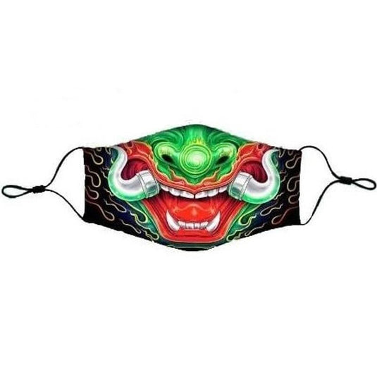 Reusable Mask Rock Chang Dragon's Face M-14