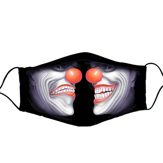 Reusable Mask Rock Chang Two Clowns Grim M-27