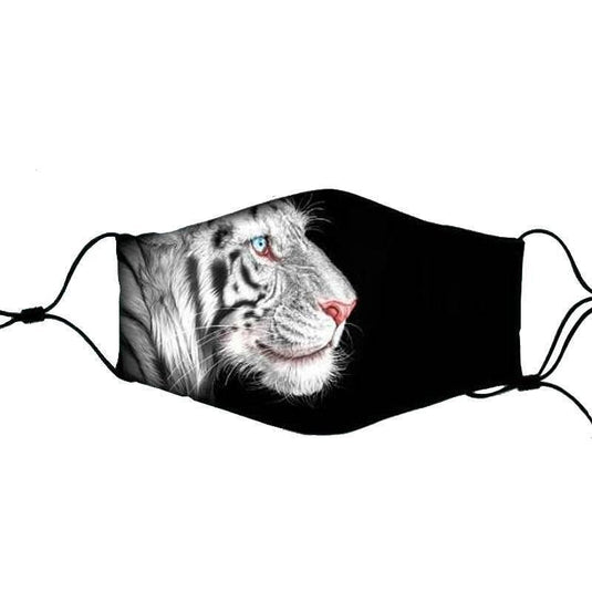 Reusable Mask Rock Chang White Tiger M-02