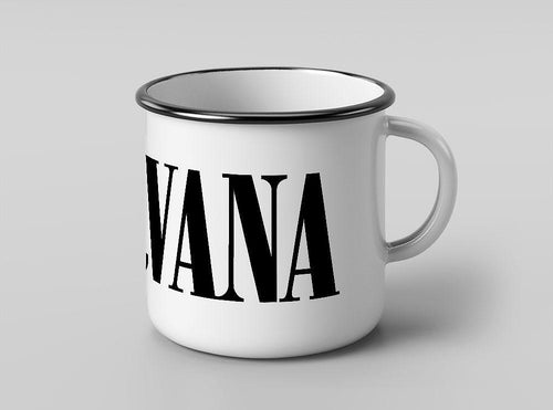 Cană metalică Nirvana