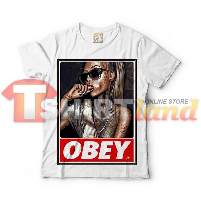 Тениска "OBEY - Girl" F4