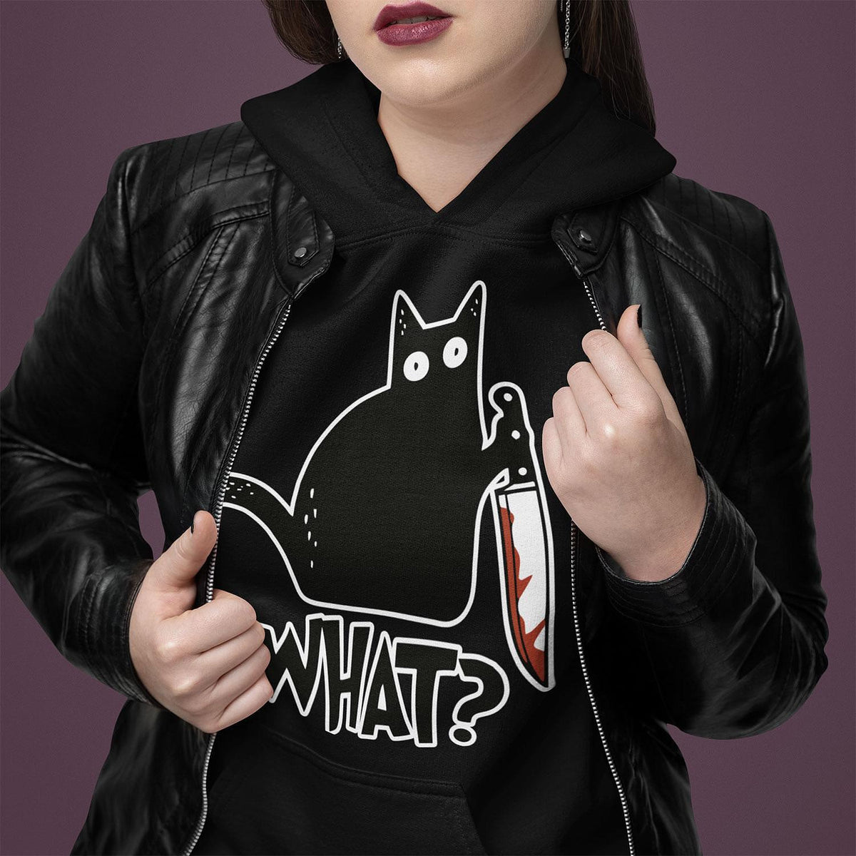 Sweatshirt Murder Funny Cat
