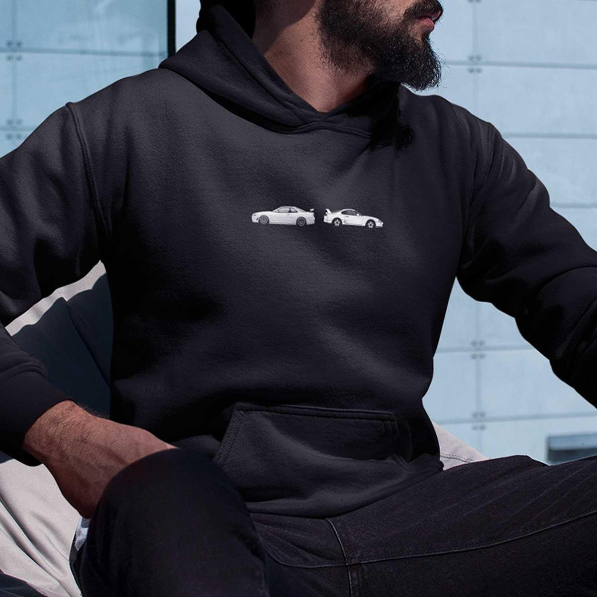 Hoodie NISSAN SKYLINE R34 / TOYOTA SUPRA MK4