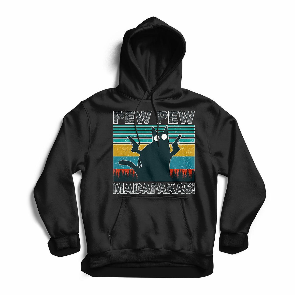 Pew Pew Cat Hoodie