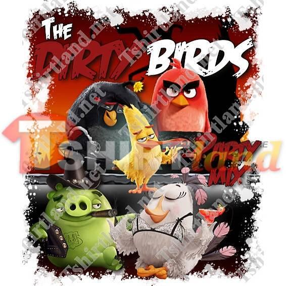 Тениска "Angry Birds" - F74 - Party Mix