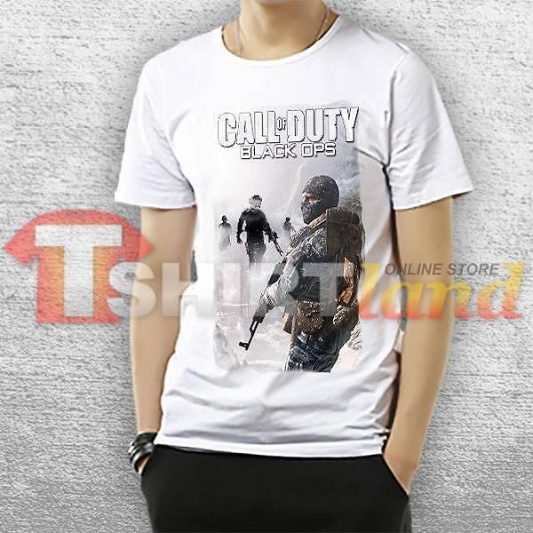Тениска "Call of duty - Black Ops" - F65 - Войник в планината