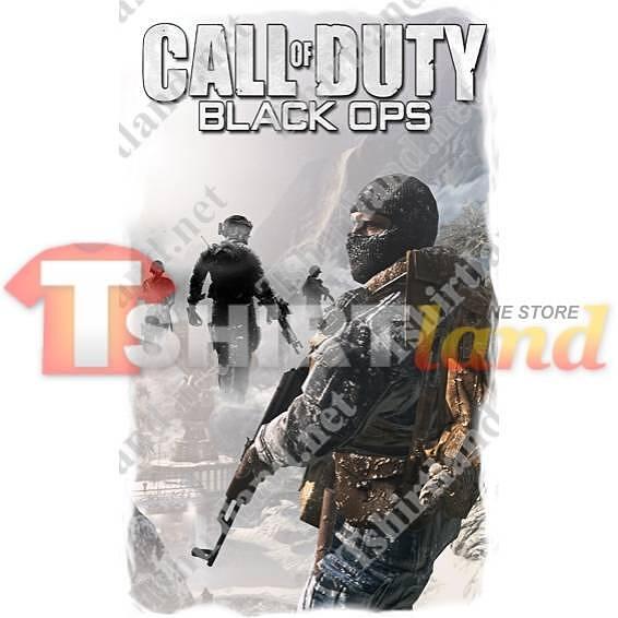 Тениска "Call of duty - Black Ops" - F65 - Войник в планината