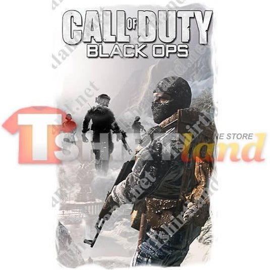 Тениска "Call of duty - Black Ops" - F65 - Войник в планината