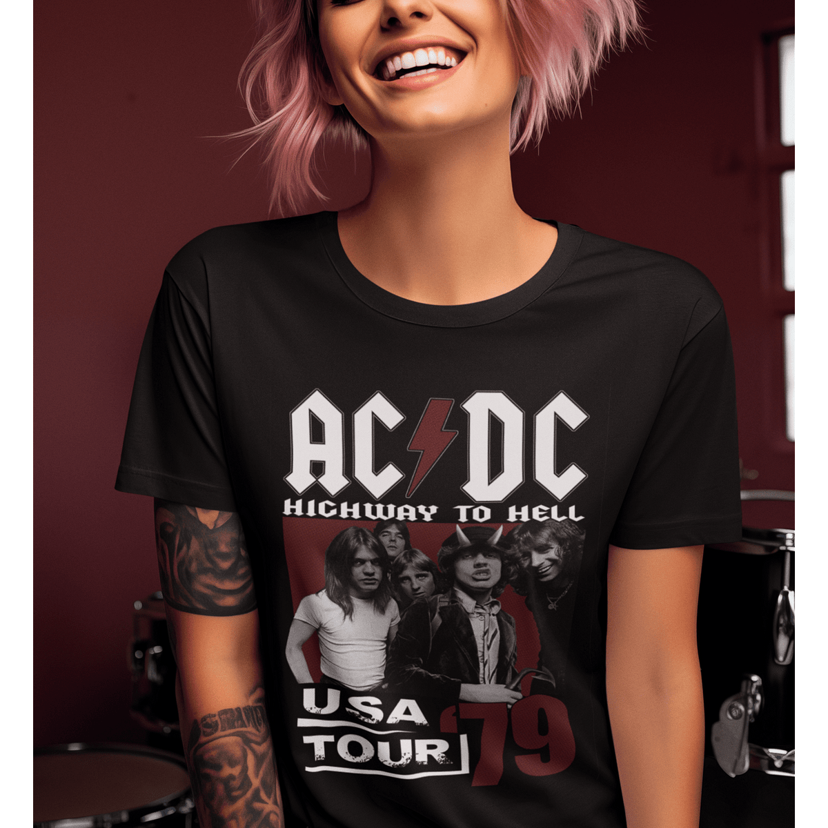 Tricou AC/DC - USA Tour '79