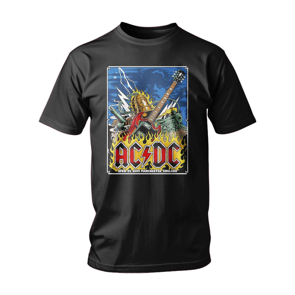 T-shirt AC/DC - Bells, Train, Guitar
