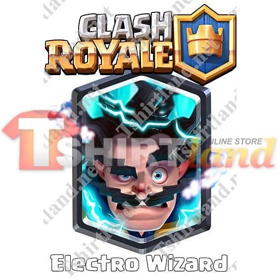 Тениска "Clash Royale" - F43 - Electro wizard