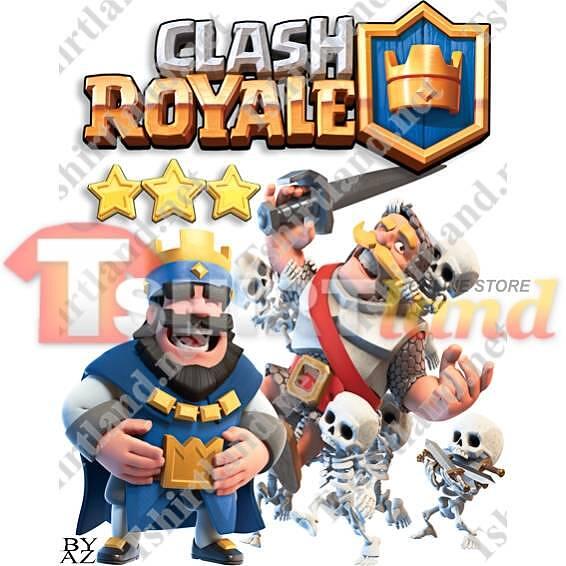 Тениска "Clash Royale" - F61 - Битка със скелети