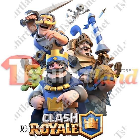 Тениска "Clash Royale" - F62 - Кралска дружина