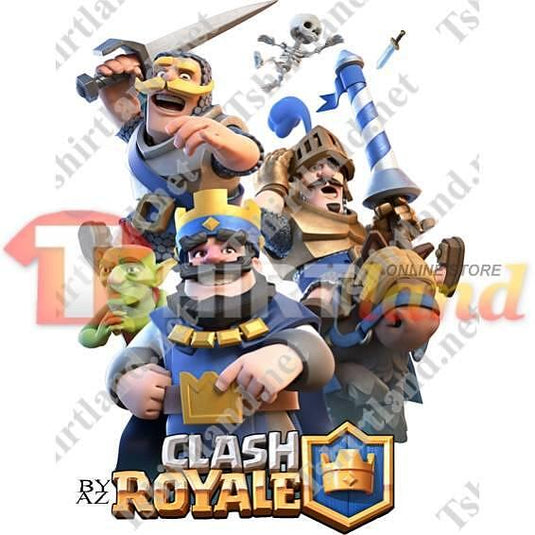 Тениска "Clash Royale" - F62 - Кралска дружина