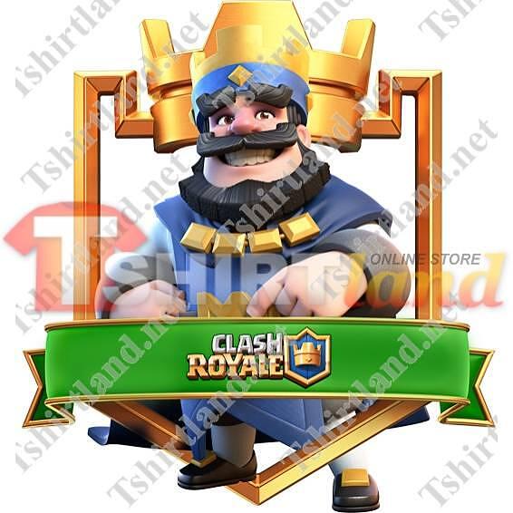 Тениска "Clash Royale" - F68 - Кралят