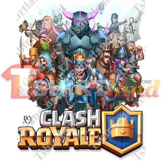 Тениска "Clash Royale" - F75 - Всички герои