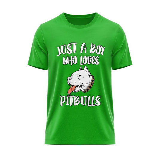 Тениска "Just a Boy Who Loves Pitbulls"