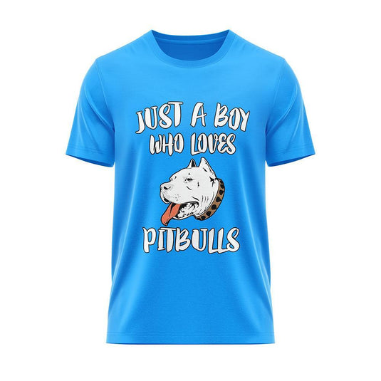Тениска "Just a Boy Who Loves Pitbulls"