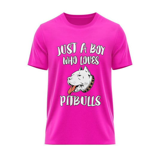 Тениска "Just a Boy Who Loves Pitbulls"