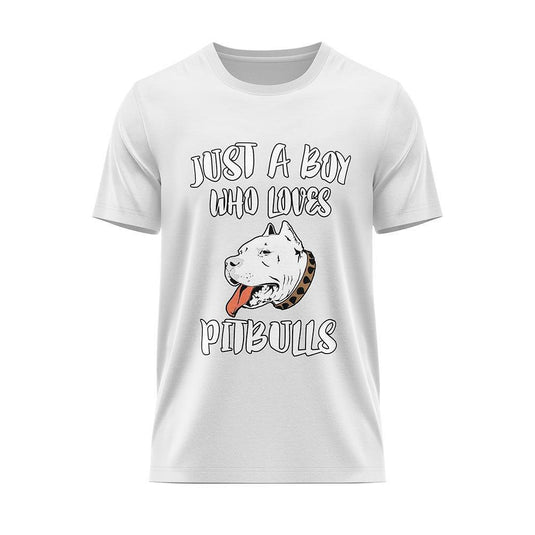 Тениска "Just a Boy Who Loves Pitbulls"