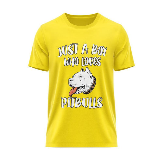 Тениска "Just a Boy Who Loves Pitbulls"