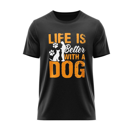 Тениска "Life is a better with a dog" 2