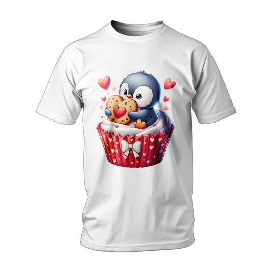 Тениска My Heart Penguins for You