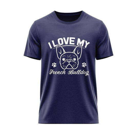 Тениска "I Love My French Bulldog"