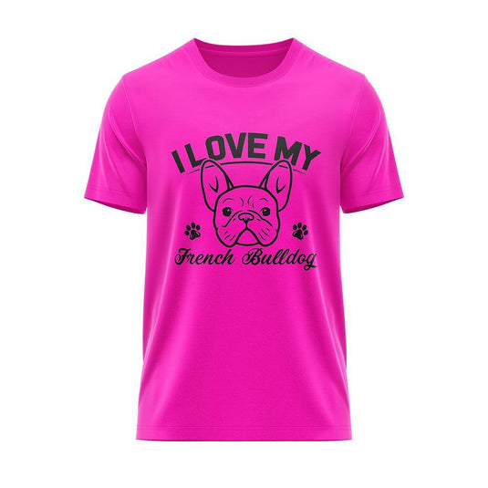 Тениска "I Love My French Bulldog"