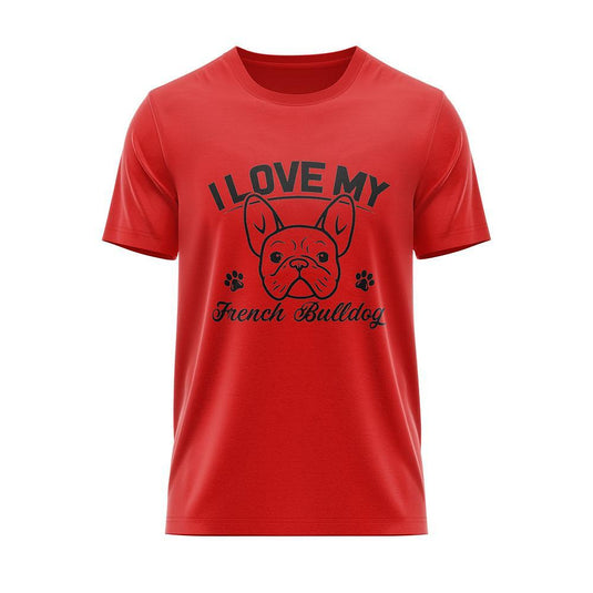 Тениска "I Love My French Bulldog"