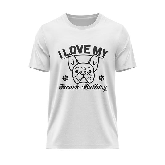 Тениска "I Love My French Bulldog"
