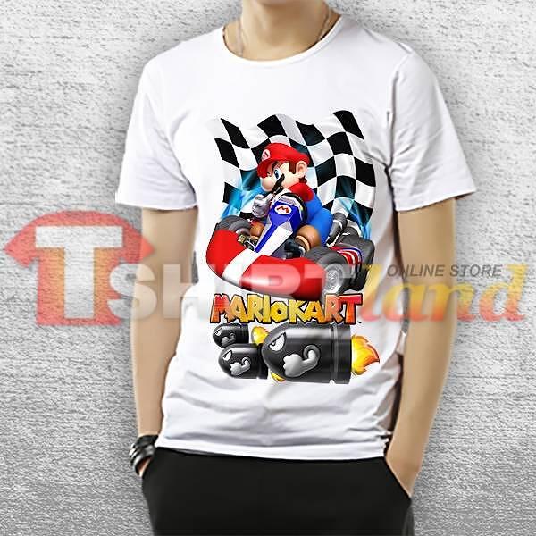 Тениска "Mario Kart" - F48