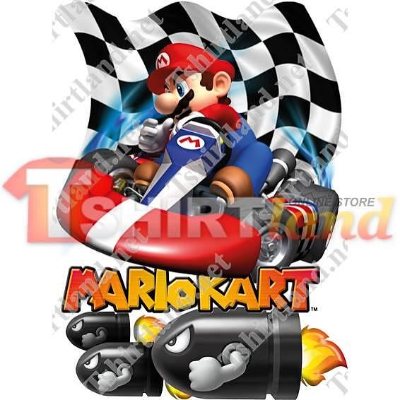 Тениска "Mario Kart" - F48