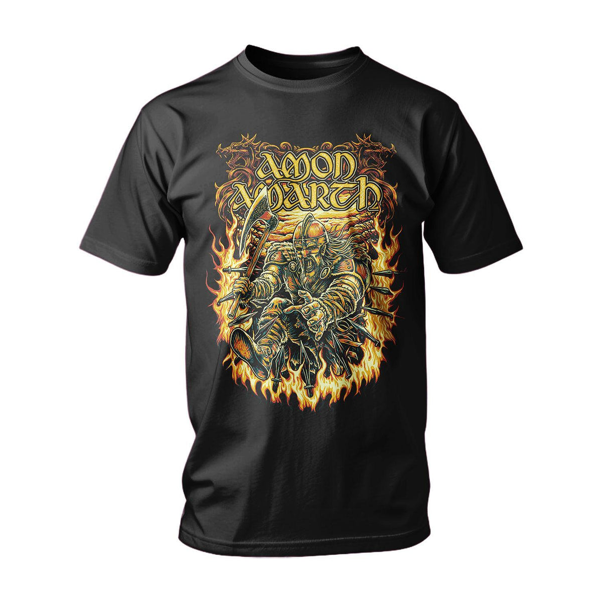 Тениска Amon Amarth death in fire
