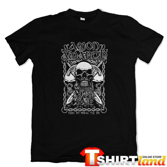 Тениска Amon Amarth Mens bearded skull